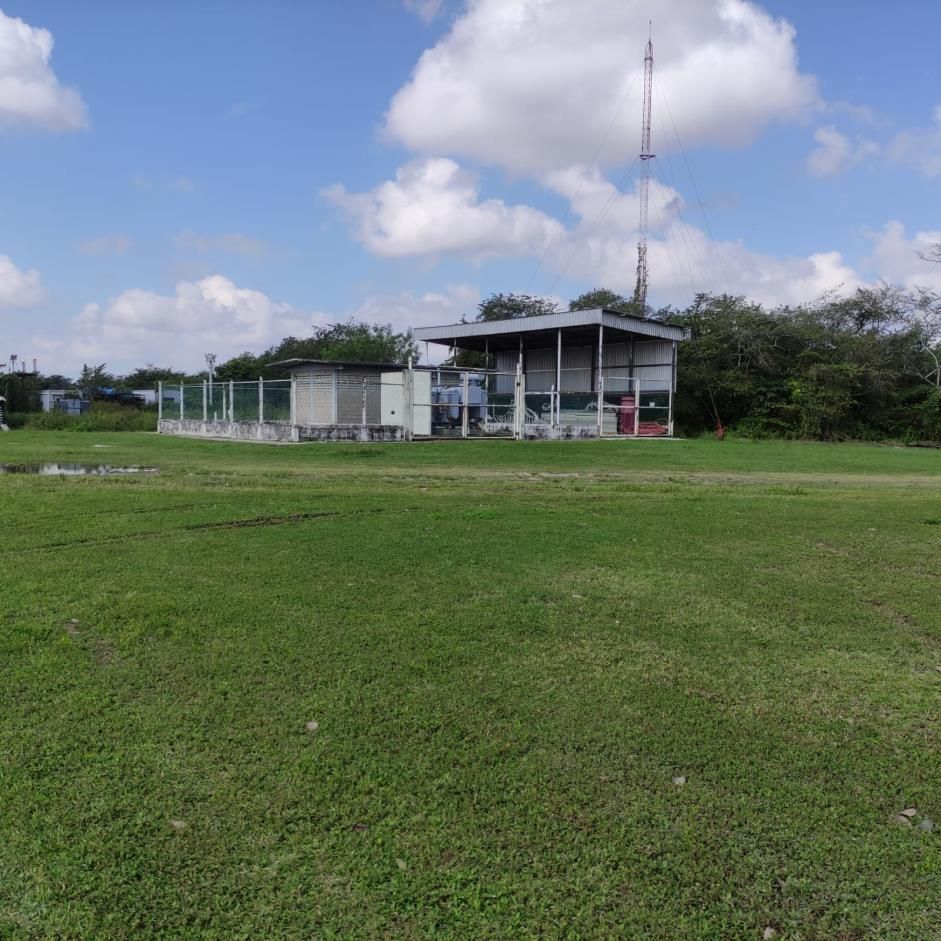 Subestación eléctrica de la terminal, vista general